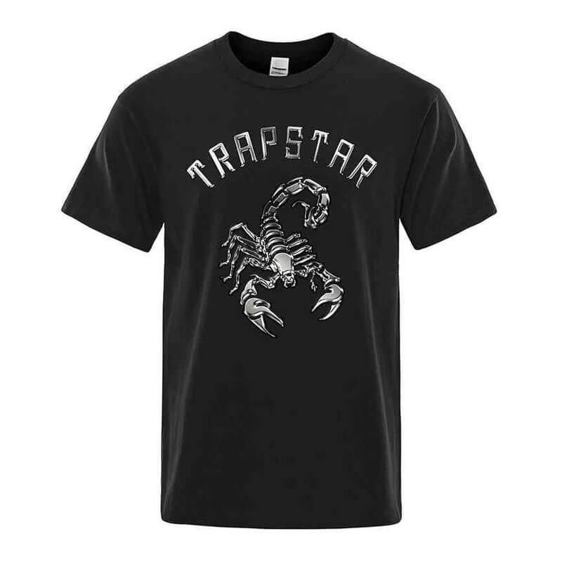 Férfi Trapstar Spider Printed Grafika Tee Póló Fekete | Hungary TO98-904
