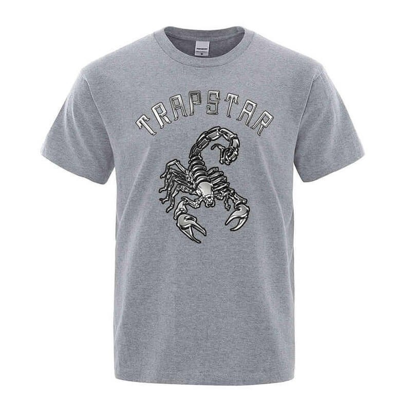 Férfi Trapstar Spider Printed Grafika Tee Póló Szürke | Hungary BP46-628