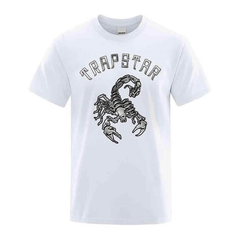 Férfi Trapstar Spider Printed Grafika Tee Póló Fehér | Hungary XW78-986