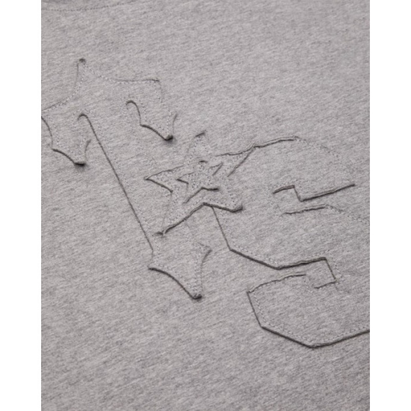 Férfi Trapstar TS-Star Applique Baby Tee Póló Szürke | Hungary CT68-818