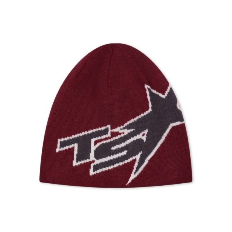 Férfi Trapstar TS Star Beanie Kalap Piros | Hungary VP77-389