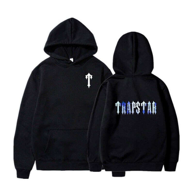 Férfi Trapstar T Pattern Pulcsi Fekete | Hungary LV33-857