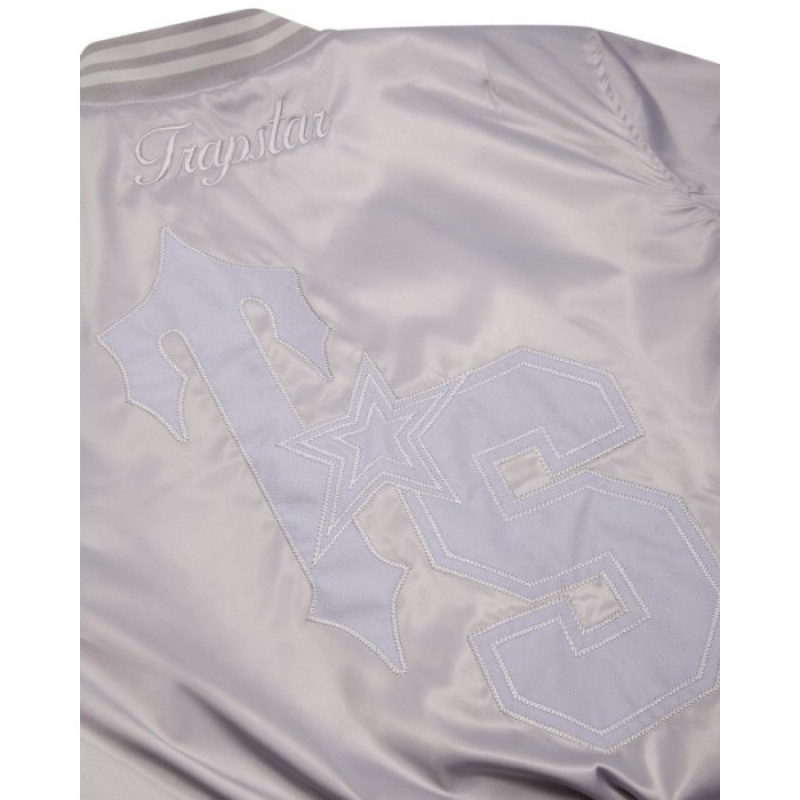 Férfi Trapstar Wildcard Stadium Jacket Felsőruházat Titán | Hungary BH29-845