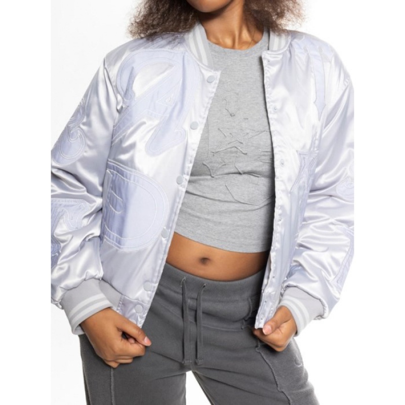Férfi Trapstar Wildcard Stadium Jacket Felsőruházat Titán | Hungary BH29-845
