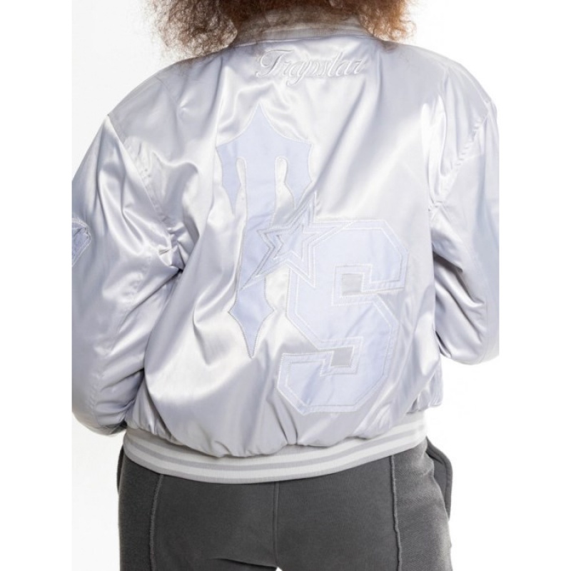 Férfi Trapstar Wildcard Stadium Jacket Felsőruházat Titán | Hungary BH29-845