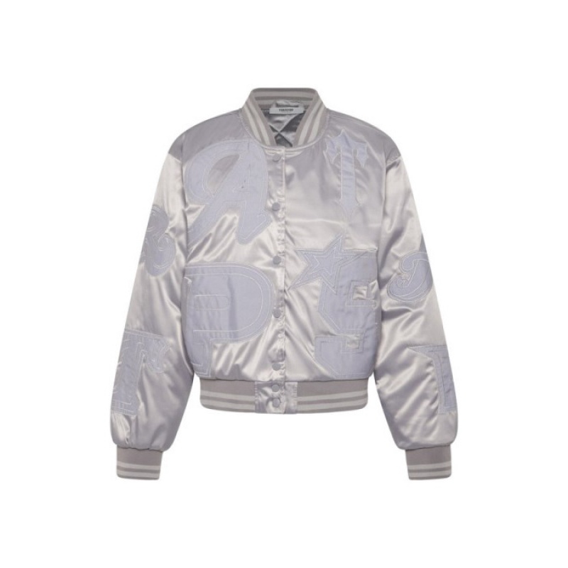 Férfi Trapstar Wildcard Stadium Jacket Felsőruházat Titán | Hungary BH29-845