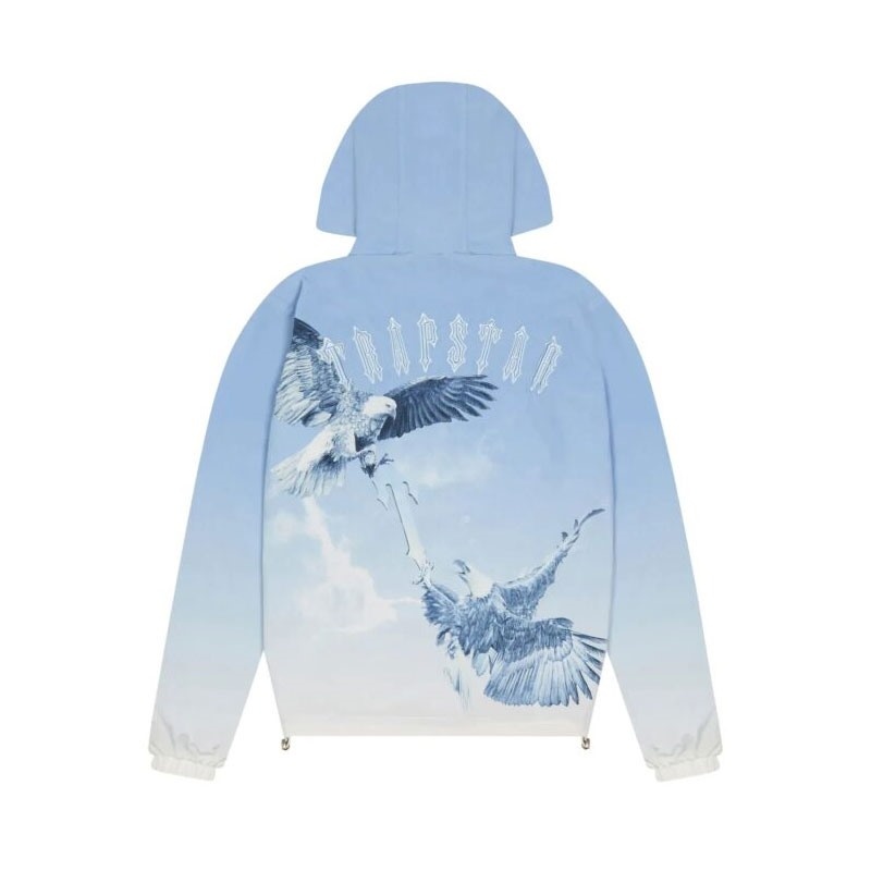Férfi Trapstar Windbreaker Irongate T Flying Bird Kabát Kék | Hungary RF75-349