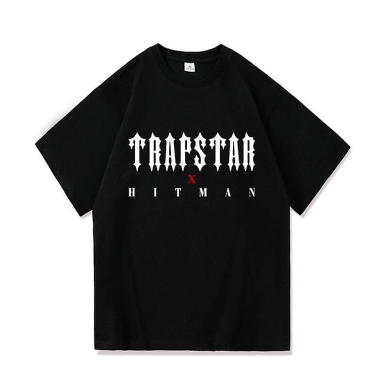 Férfi Trapstar X Hitman Póló Fekete | Hungary CR15-096