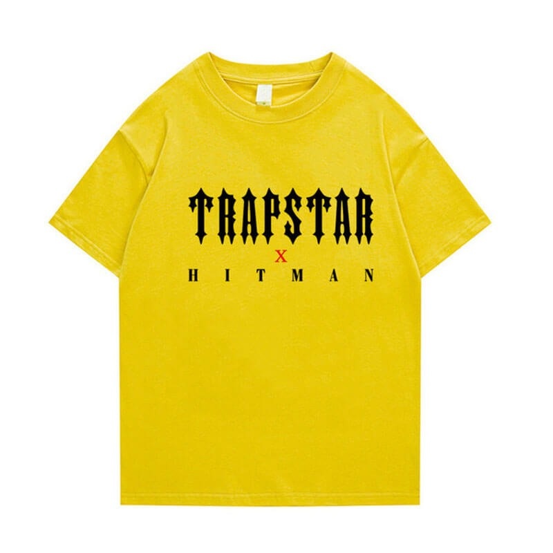 Férfi Trapstar X Hitman Póló Sárga | Hungary AO34-334