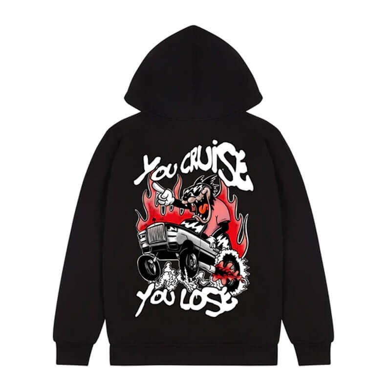Férfi Trapstar You Cruise You Lose Paint Splatter Pulcsi Fekete | Hungary FH24-843