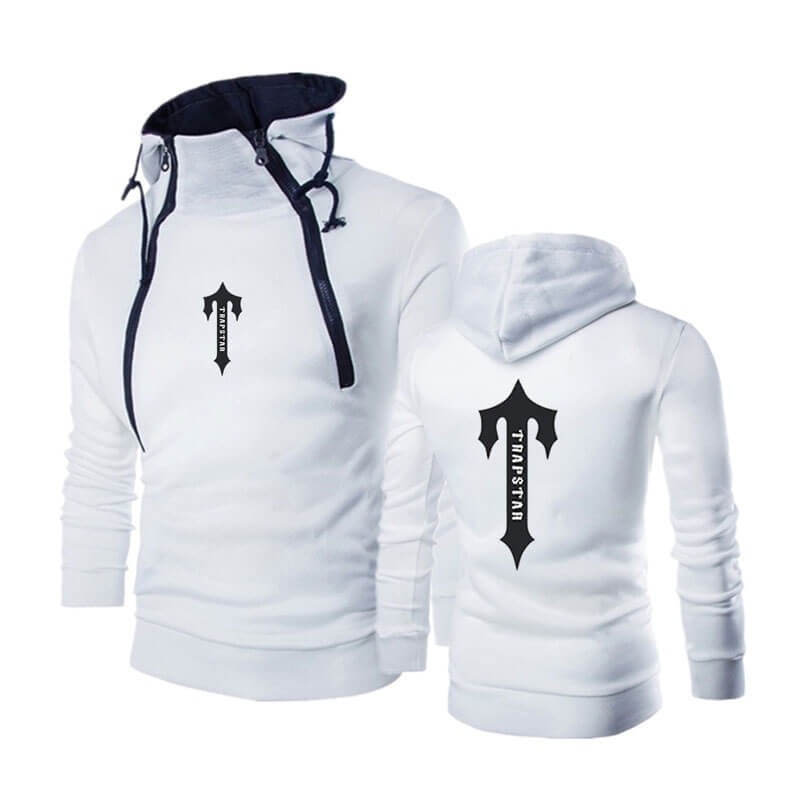 Férfi Trapstar Zip Up Pulcsi Fehér | Hungary WD97-507