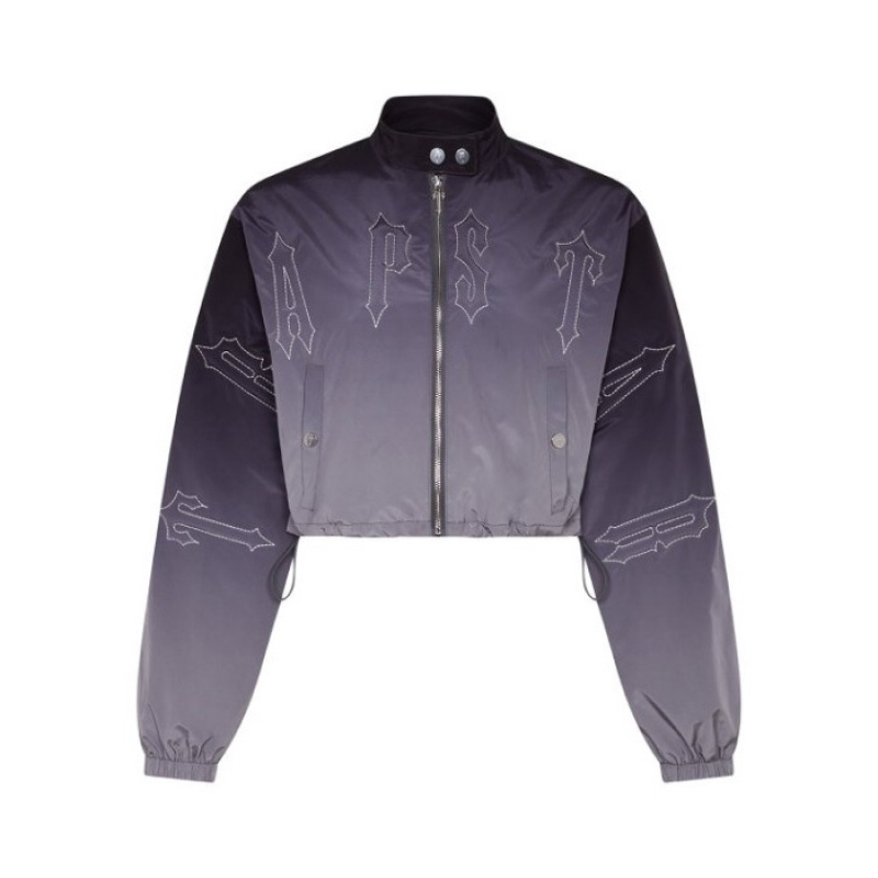 Női Trapstar Arch Windbreaker Kabát Fekete | Hungary CZ90-938