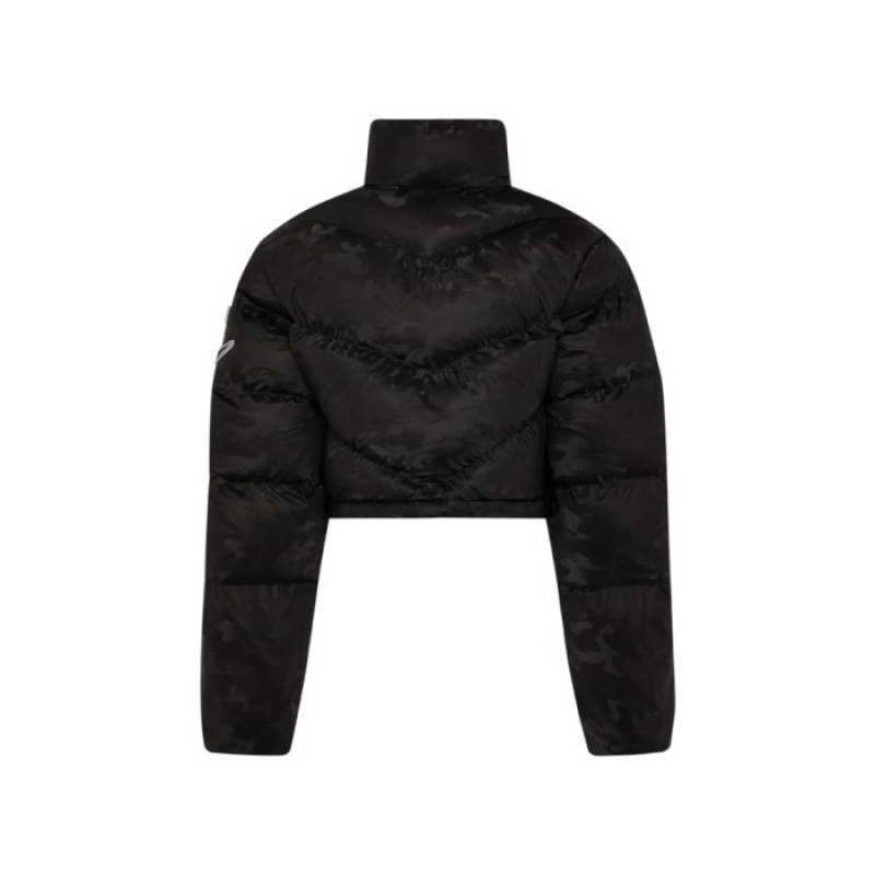 Női Trapstar Hyperdrive Sleeve Puffer Kabát Fekete Camo | Hungary KU03-477