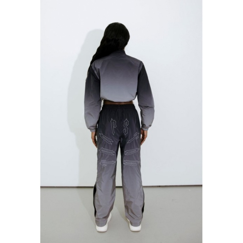 Női Trapstar Irongate Shellsuit Bottoms Nadrág Fekete | Hungary TT58-599