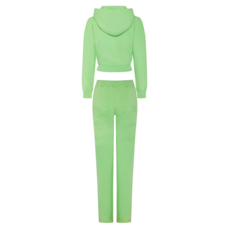 Női Trapstar Irongate Split Leg Jogging Bottoms Nadrág Zöld | Hungary WD32-777