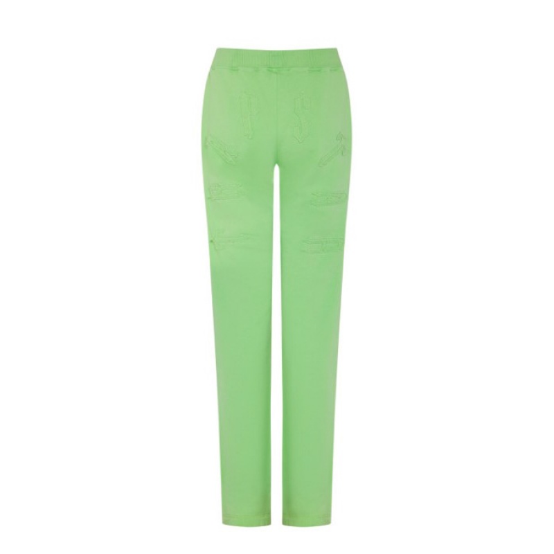 Női Trapstar Irongate Split Leg Jogging Bottoms Nadrág Zöld | Hungary WD32-777