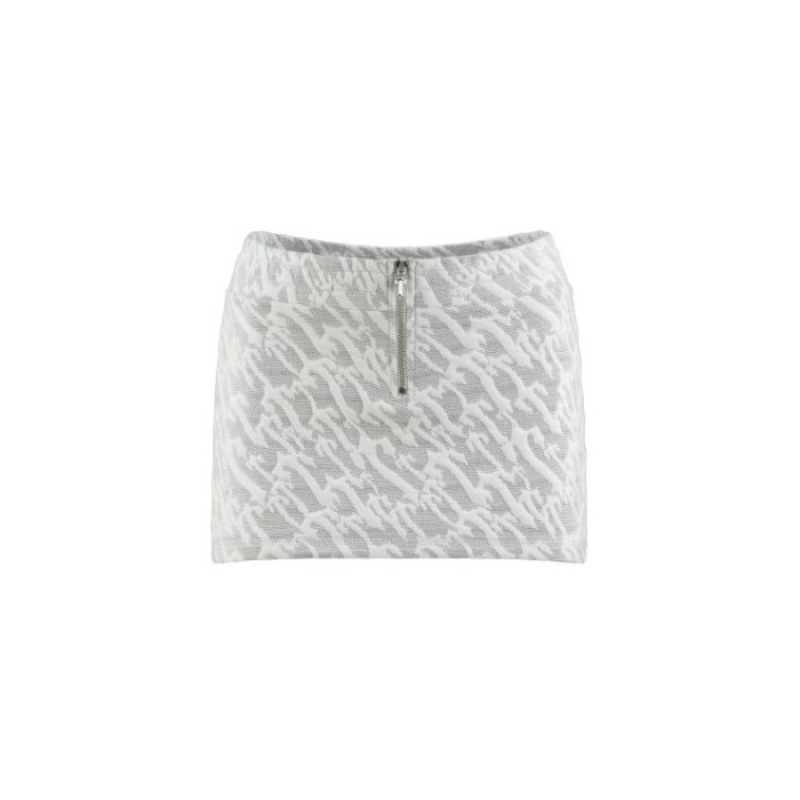 Női Trapstar Jacquard Mini Szoknya Fehér | Hungary WH20-563