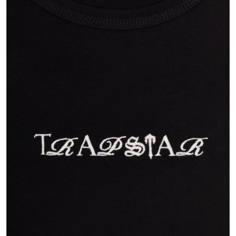 Női Trapstar Script Boxer Rövidnadrág Fekete Fehér | Hungary XK07-338