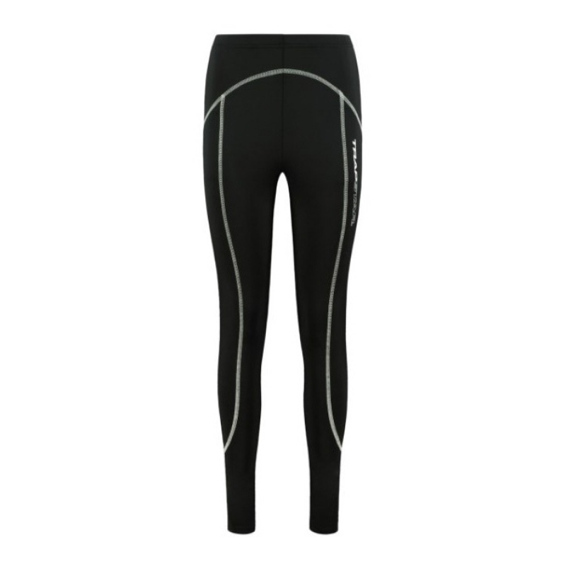 Női Trapstar TS-Star Leggings Fekete Fehér | Hungary VX80-467