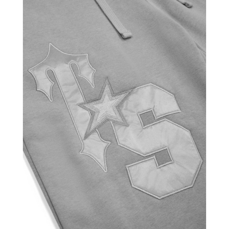 Női Trapstar TS-Star Silver Satin Applique Loose Fit Jogger Nadrág Szürke | Hungary DM01-609