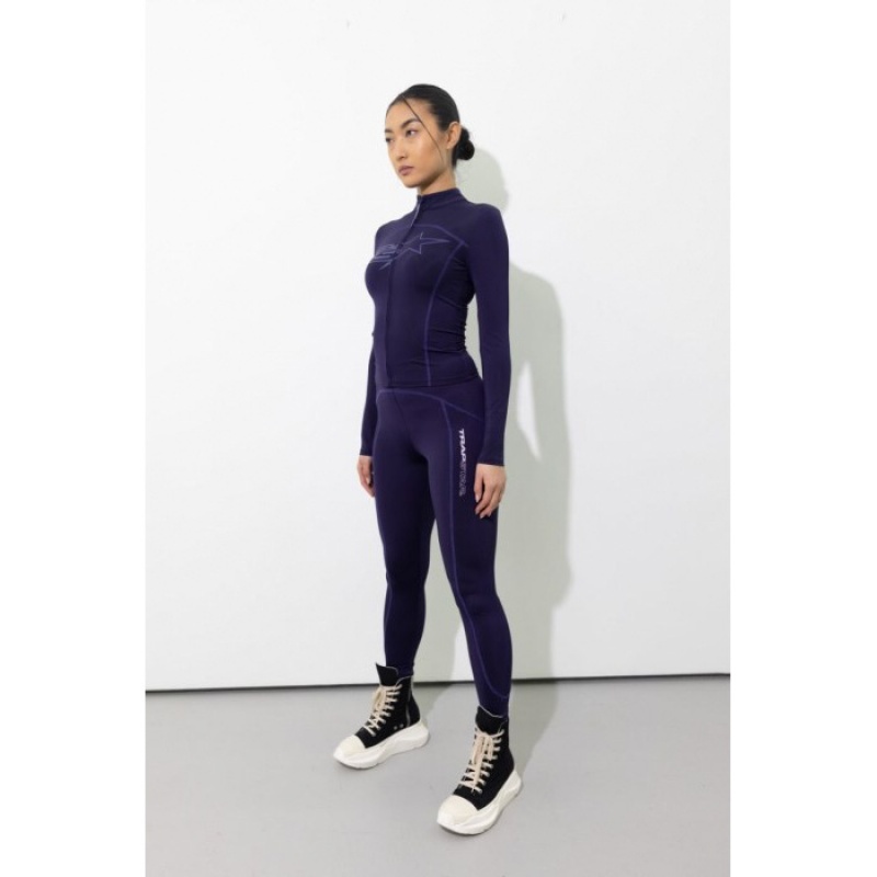 Női Trapstar TS-Star Zip Felső Lila | Hungary DY58-140