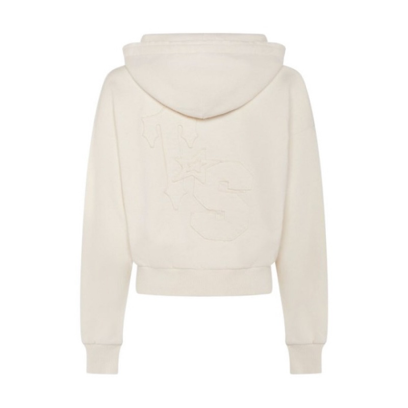 Női Trapstar TS-Star Zip Up Pálya Felső Fehér | Hungary RC20-361