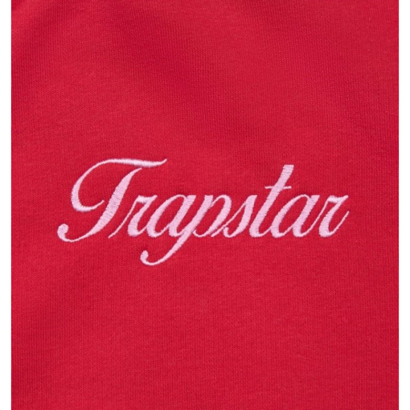 Női Trapstar TS-Star Zip Up Pálya Felső Piros | Hungary KE45-174