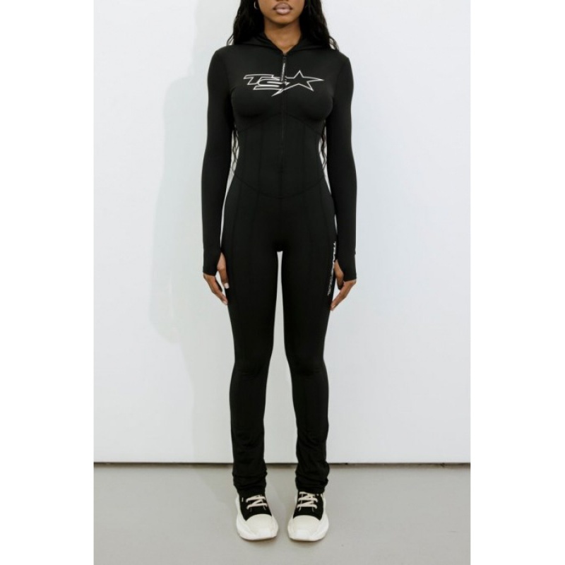 Női Trapstar TS Star Body Fekete Fehér | Hungary ME02-848